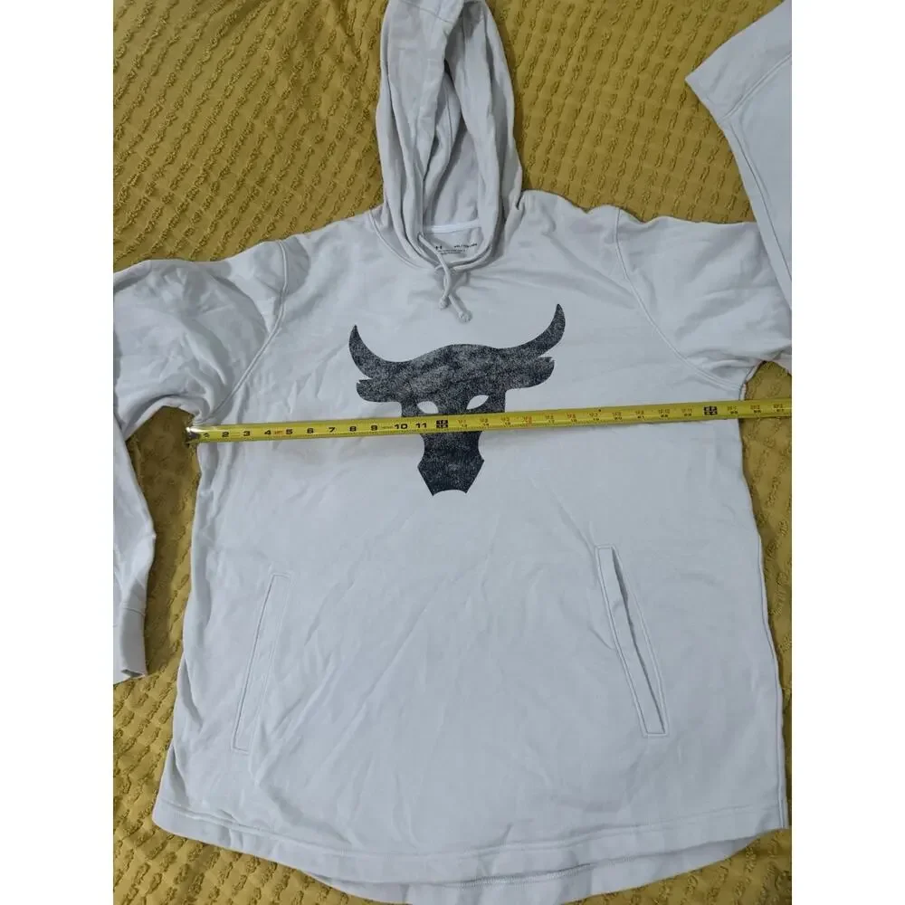 Men’s Off White Under Armour ￼ Project, White Sweatshirt, Hoodie Size XXL - Picture 5 of 6